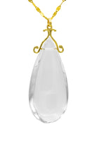 Natural rock crystal pendant handmade fine jewelry — Alexandra Essex Exquisite Jewels